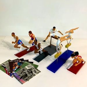 Olympic figurine w card Mattel vintage